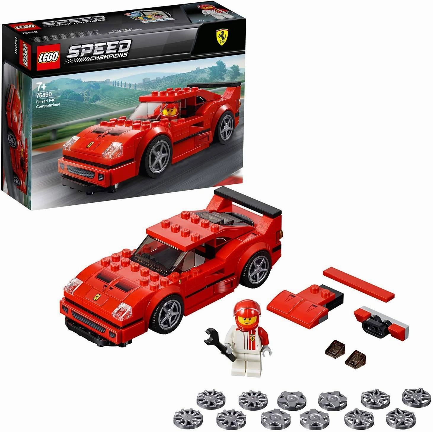 Evolution Process LEGO SPEED CHAMPIONS 75890 Ferrari F40