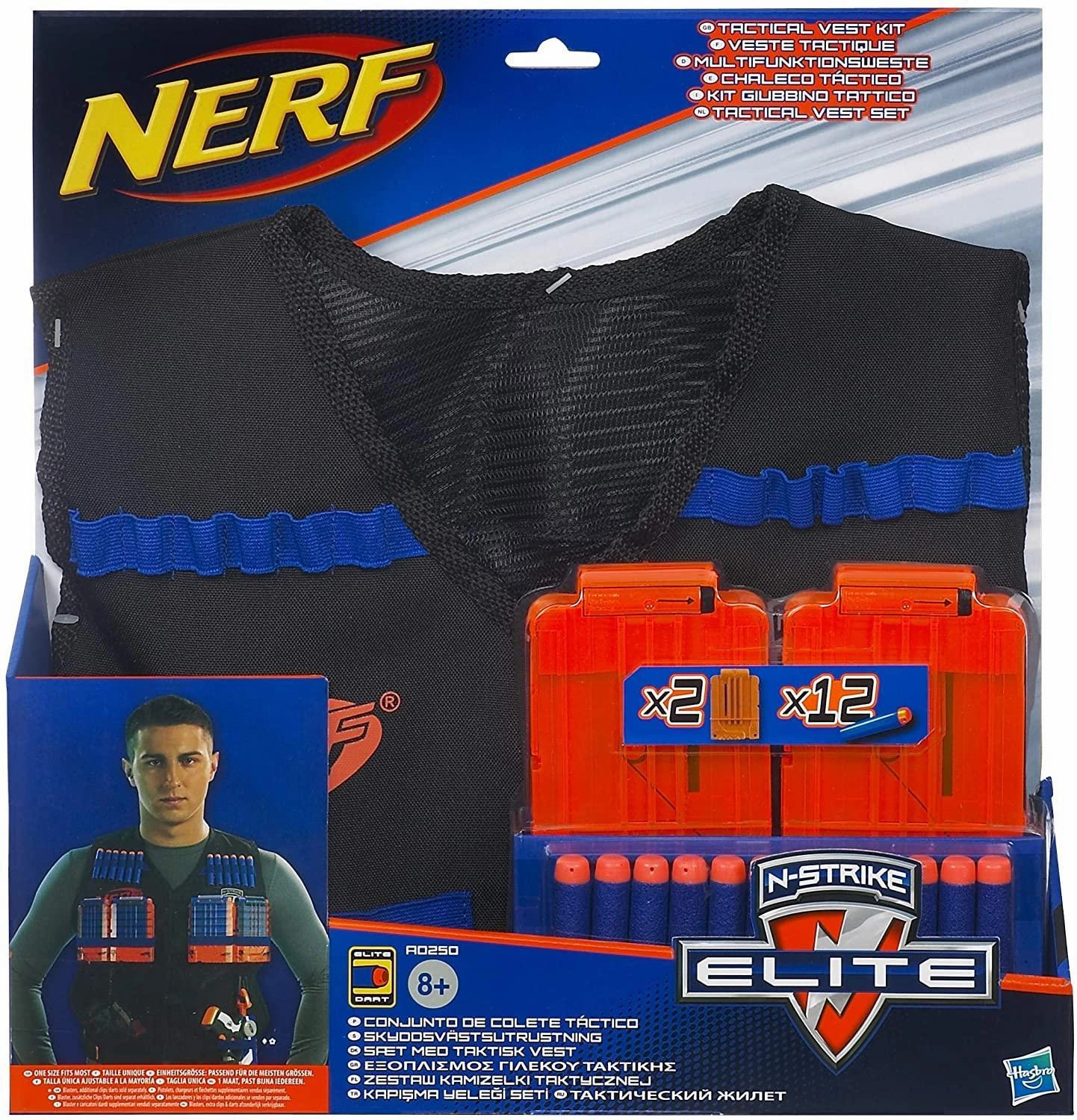 Word Game Awareness Raise NERF N-Strike Elite Tactical Vest