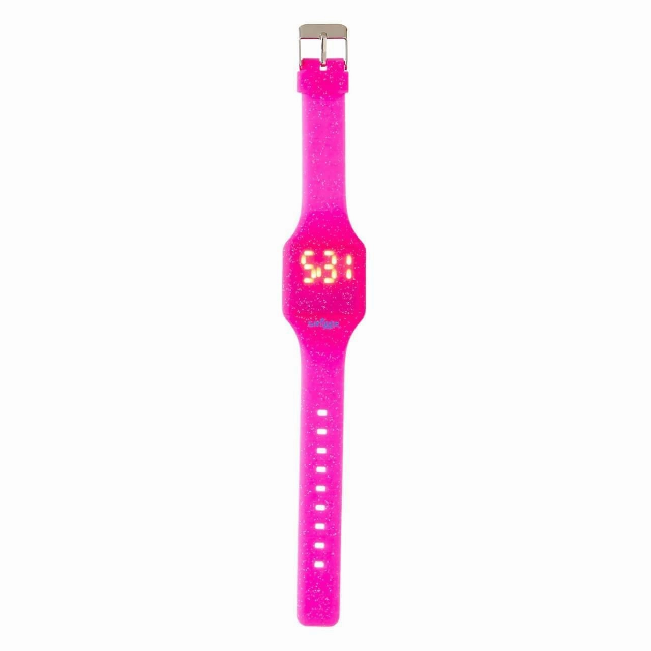 Statistics Fun SMIGGLE 442917 Watch This Space Children's Digital Watch, Colour Pink
