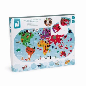 Janod Bath Explorers Map J04719 Insect Study Writing Expert