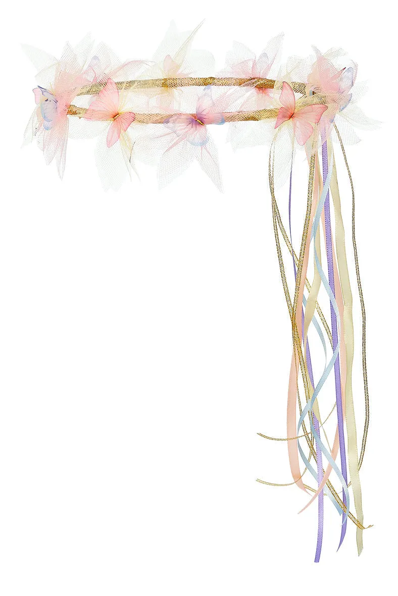 Joanna Halo w/butterflies - Costume Accessory for Kids - Carnival & Festive Use Automation System Logic Gate