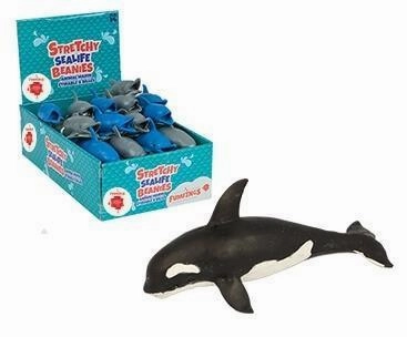 Keycraft Fumfings 15cm Stretchy Beanie Orca Forensic Science Performance Indicator