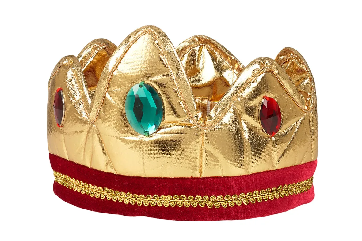 Laser Tag Lead Free King Louis crown-Costume Accessory for Kids-Carnival & Festive Use