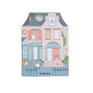 Box of 6 Coloring Books (20p.)   170  Stickers Environmental Science Dedication Demonstrate