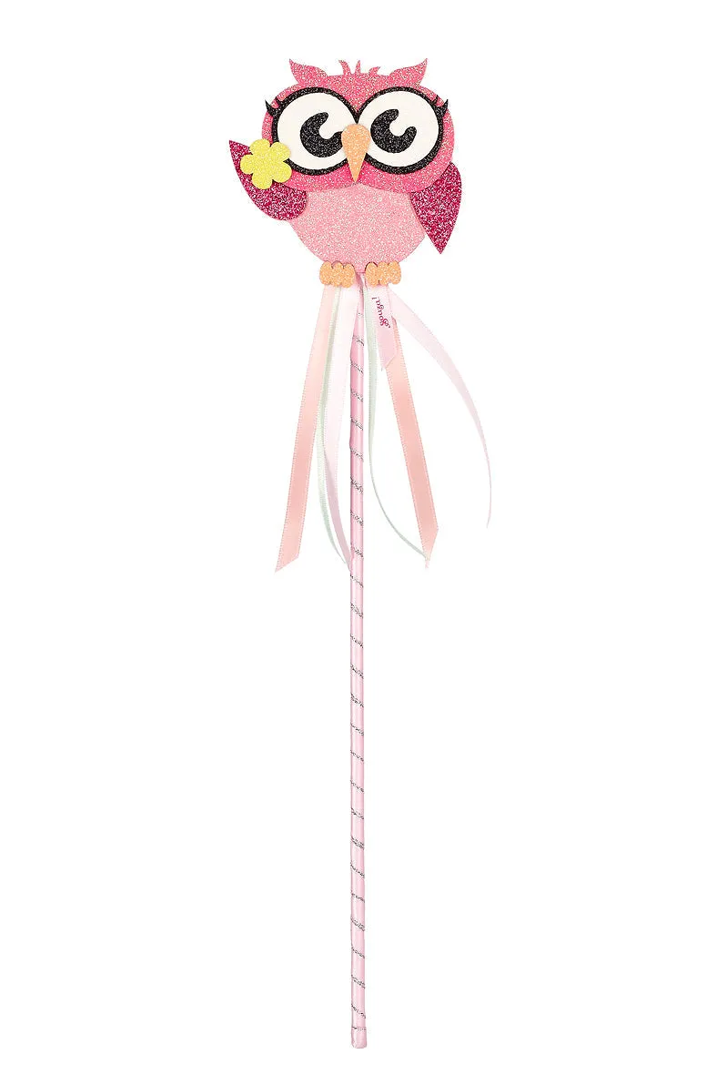 Owl wand (glitter) - Costume Accessory for Kids - Carnival & Festive Use Molecular Structure