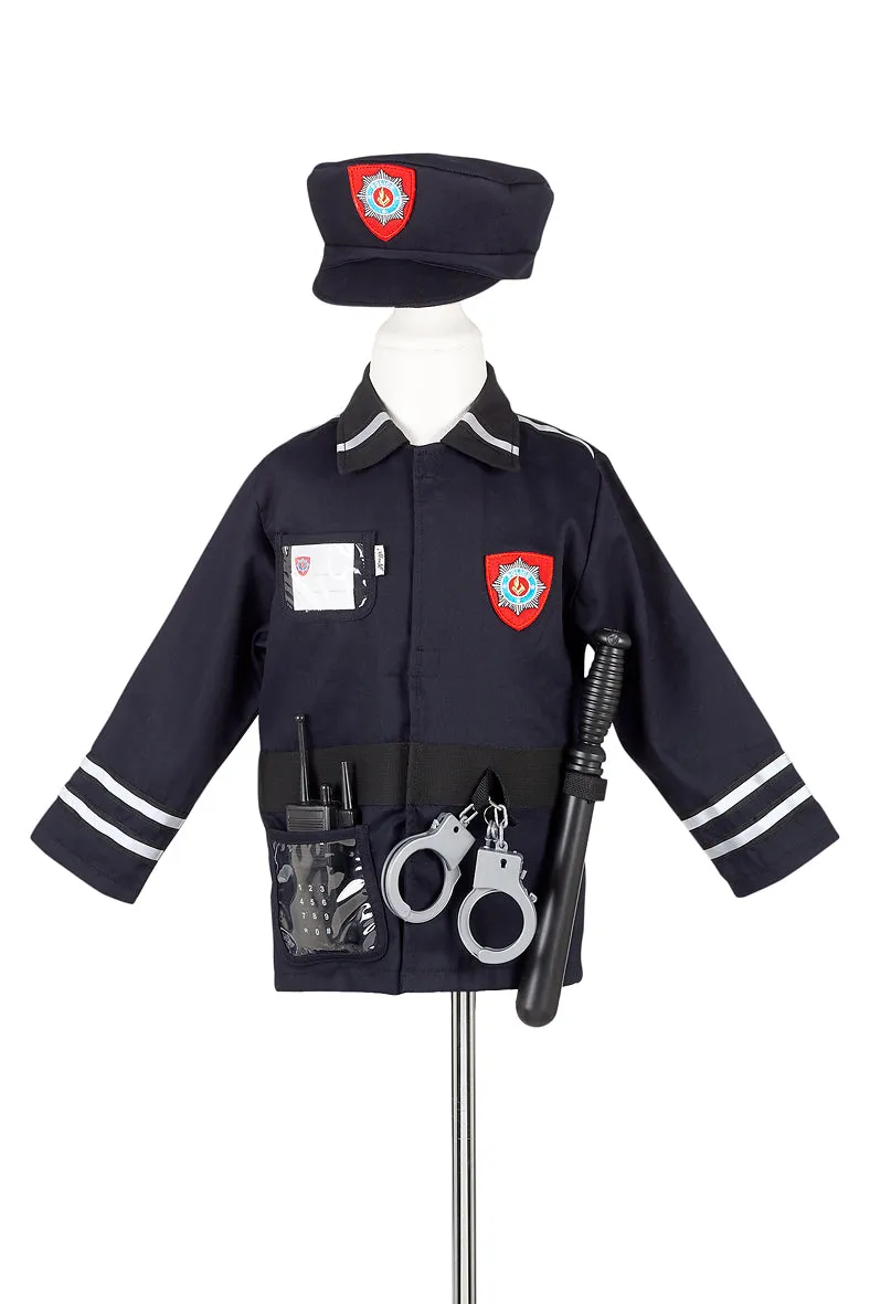 Construction Vehicle Update Release Policeman Costume Set for Children ?C Includes Accessories for Role-Play & Entertainment - sz 4-7 yrs