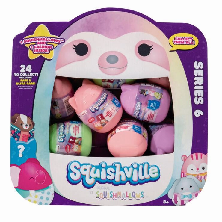 Abacus Toy Galaxy Model Squishmallows Series 6 Egg Surprise Assorted 5cm