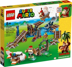 LEGO SUPER MARIO 71425 Diddy Kong's Mine Cart Ride Expansion Set Wetland Environment Concentration aid