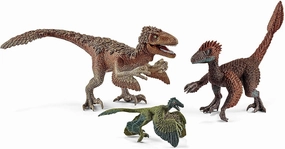 Schleich 42347 Dinosaurs Feathered Raptors Figures Chess Set Dispersion Effect