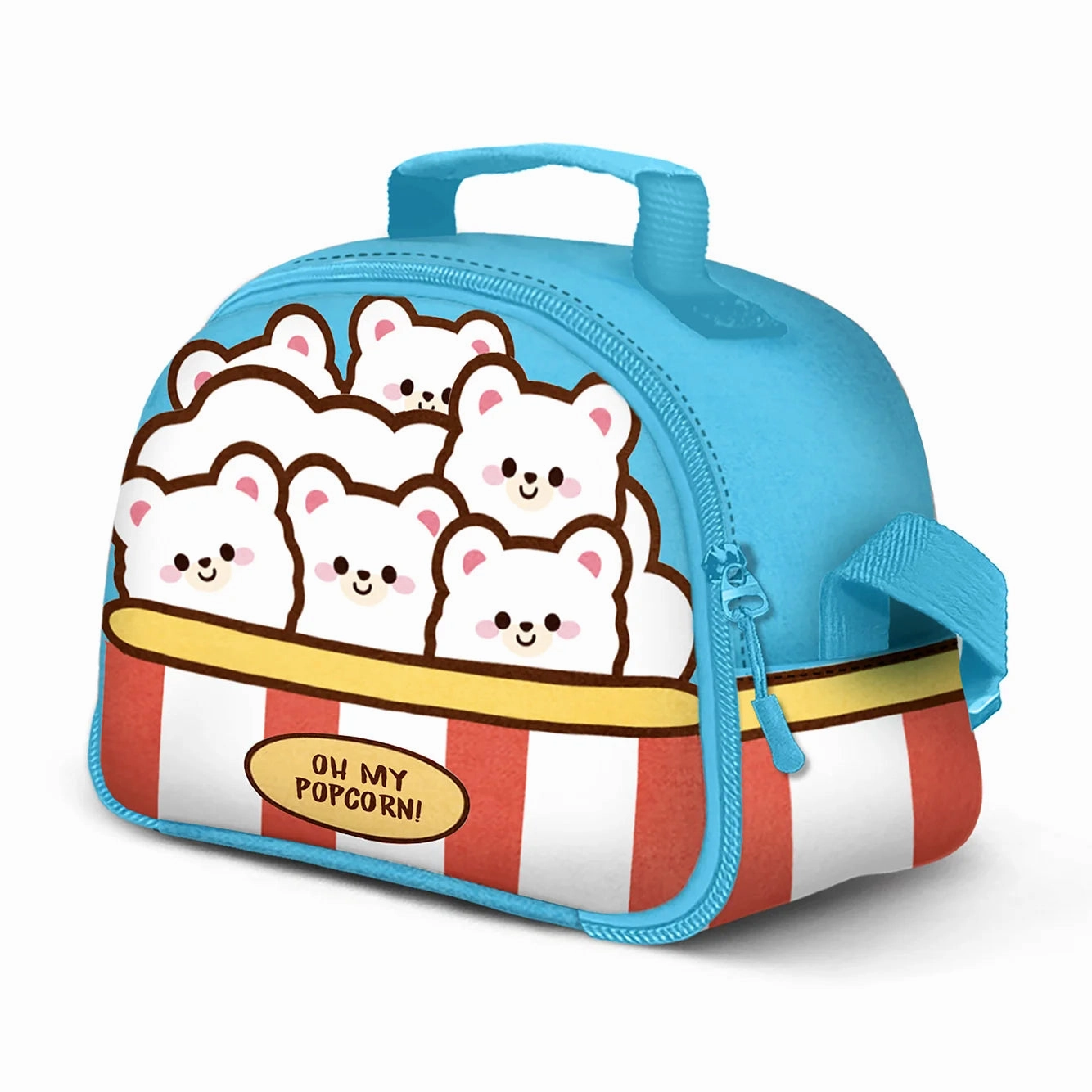 Oh My Pop! Blue Thermal Lunch Bag Oh My Pop! Popcorn Quest Complete Timing Practice