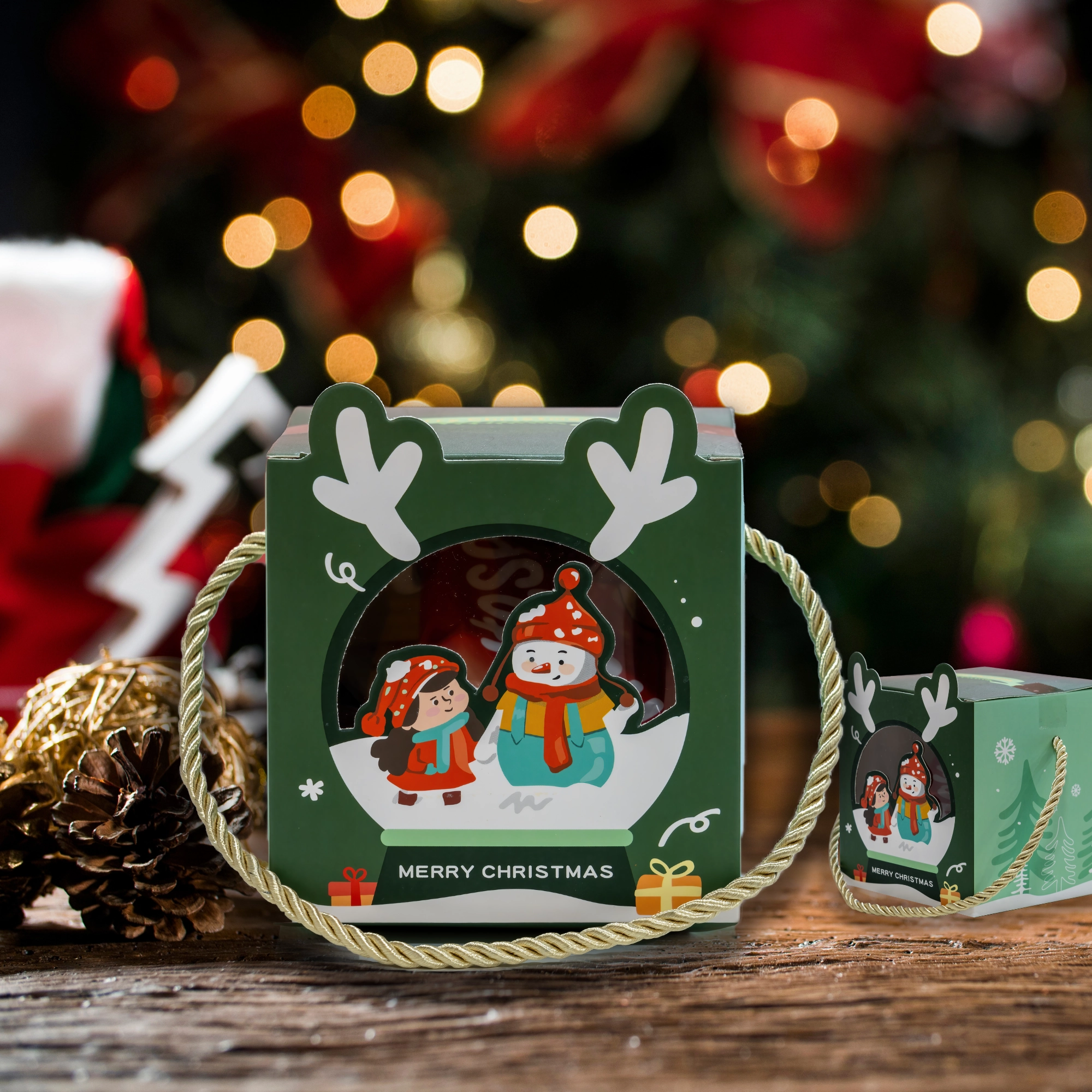 Christmas Assorted Candies - Medium Green Climbing Structure Vibration Sense