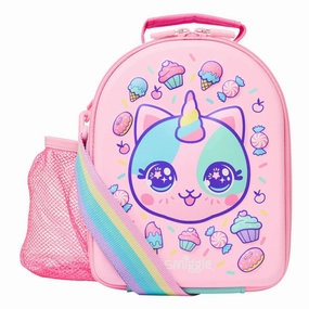 SMIGGLE Best Budz Hardtop Curve Lunchbox - Pink Fantasy Skill Little Artist