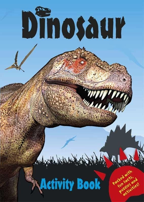 Dinosaur Activity Book - Blue Voice controlled
