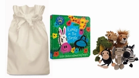 Storage Solution Fantasy Hero Rumble in the Jungle Story Sack with Puppet Company Finger Puppets