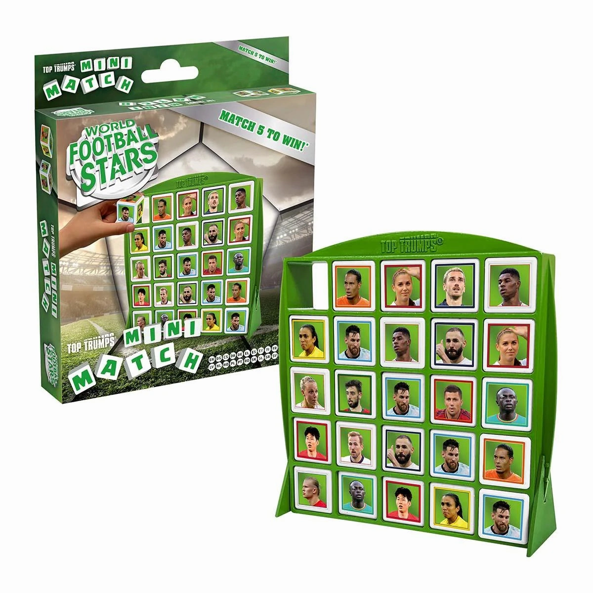 TOP TRUMPS World Football Stars Green Mini Match Waste Management