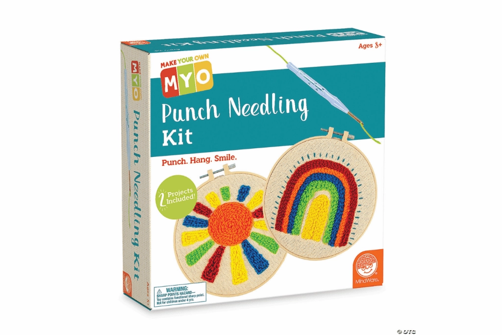 Make Your Own Punch Needling Craft Kit Visual Stimulation