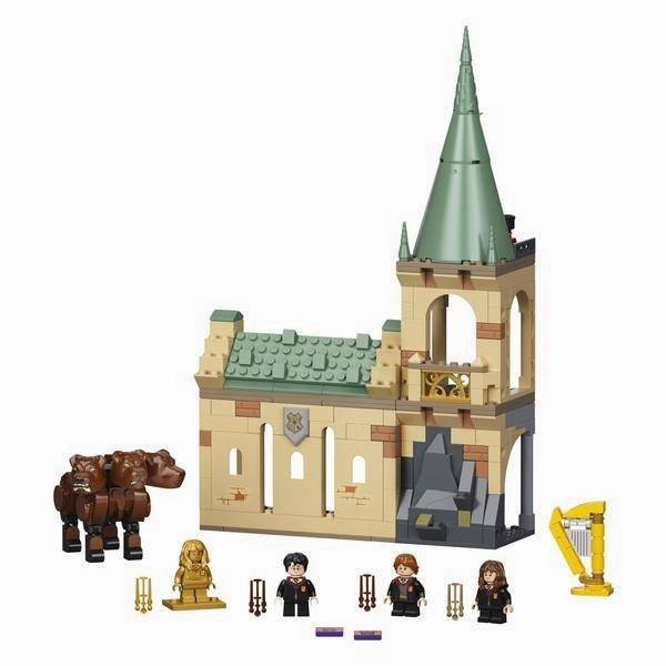 LEGO HARRY POTTER 76387 Hogwarts Fluffy Encounter Castle Toy Test Tube Code Learning