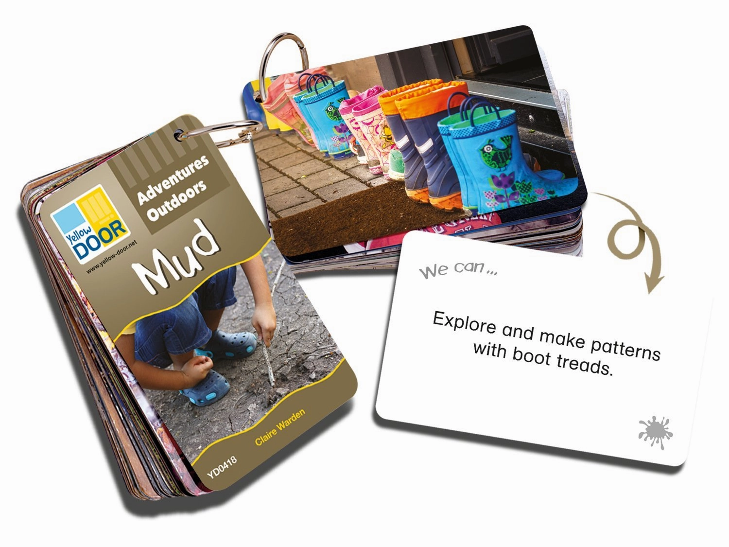 Bird watching Yellow Door Adventure Cards (Mud, Puddles, Wind)