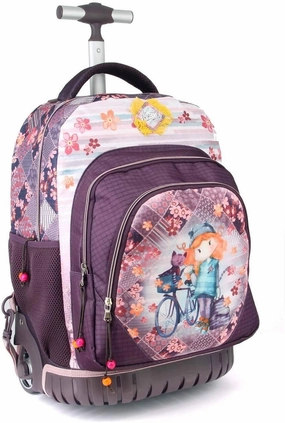 Magic Kingdom Forever Ninette Bicycle-GTS School Trolley Backpack, 47 cm