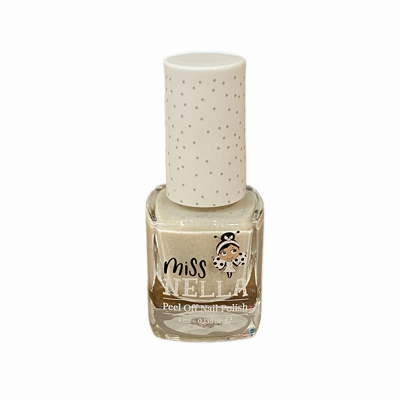 Miss Nella 4ml Peel off Nail Polish - Off White Light Show Digital Universe