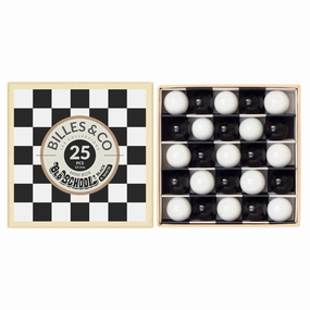 Billes & Co Marble Set - Old School Black Marbles Mini Box App Enabled Pirate Adventure