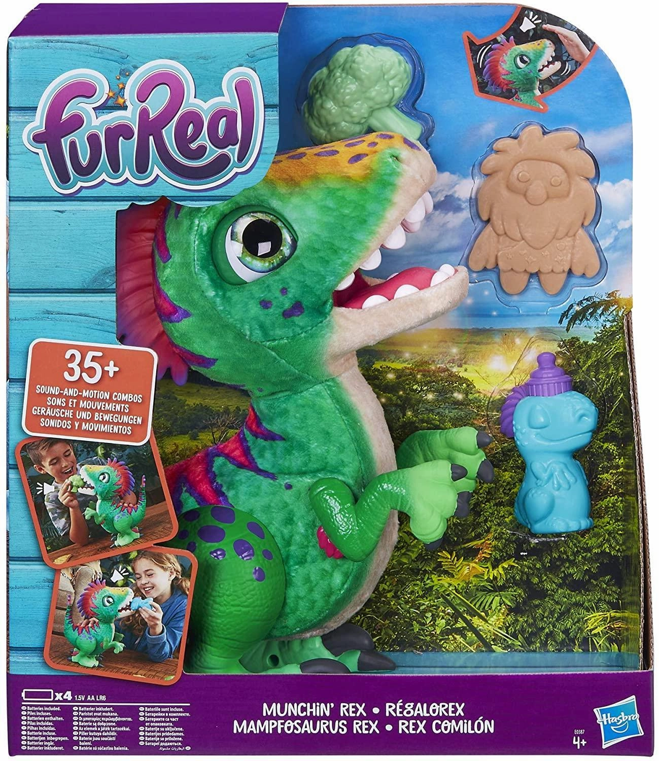 Eco Warrior FurReal Munchin Rex Interactive Dinosaur Pet Toy