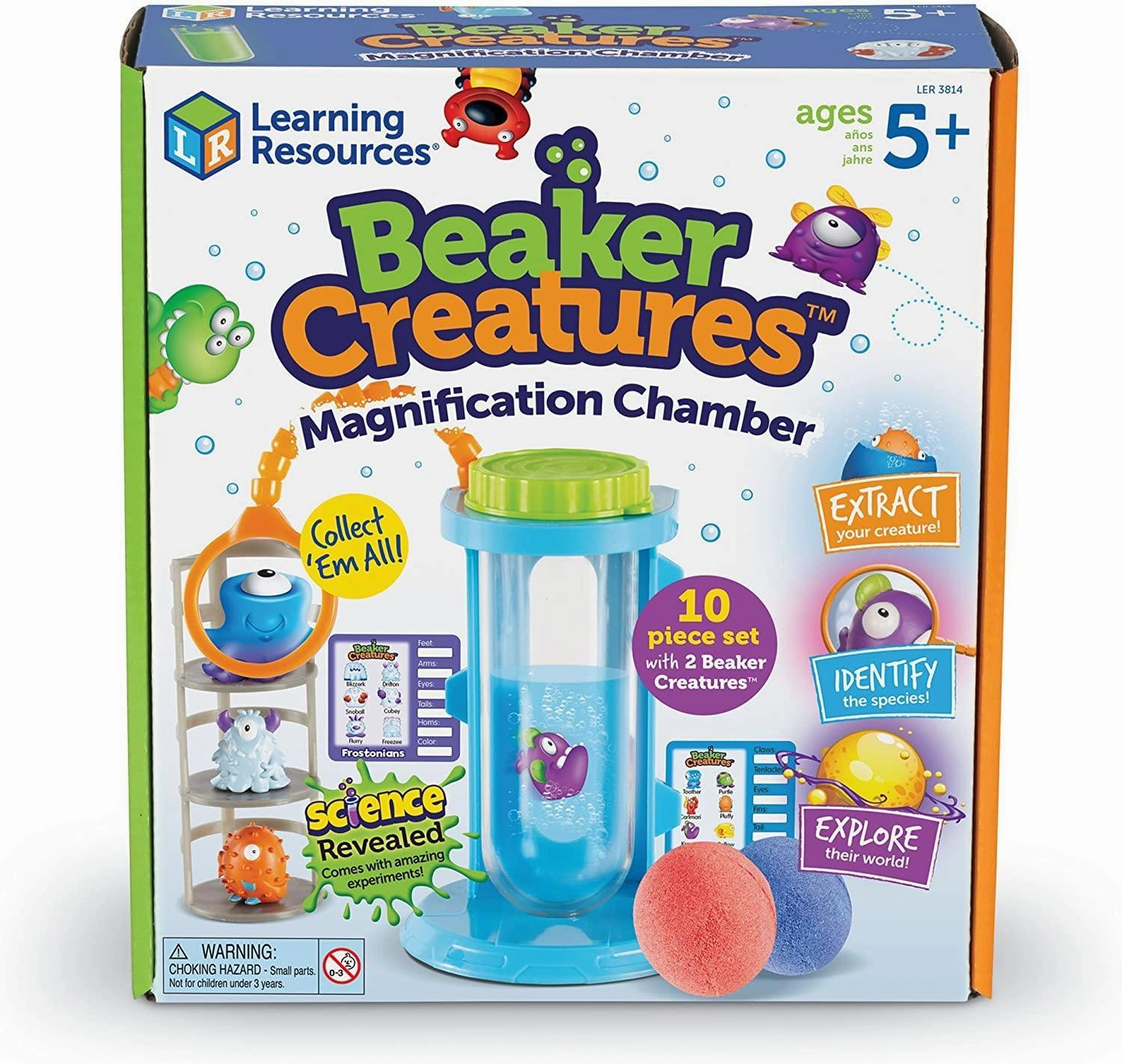 Learning Resources Beaker Creatures Magnification Chamber Thunder Storm Permission Give