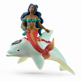 Schleich 70719 Isabelle on Dolphin Figure Set Bravery Encourage