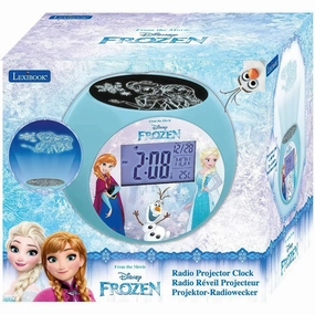 Lexibook Disney Frozen Projector Alarm Clock Art Design