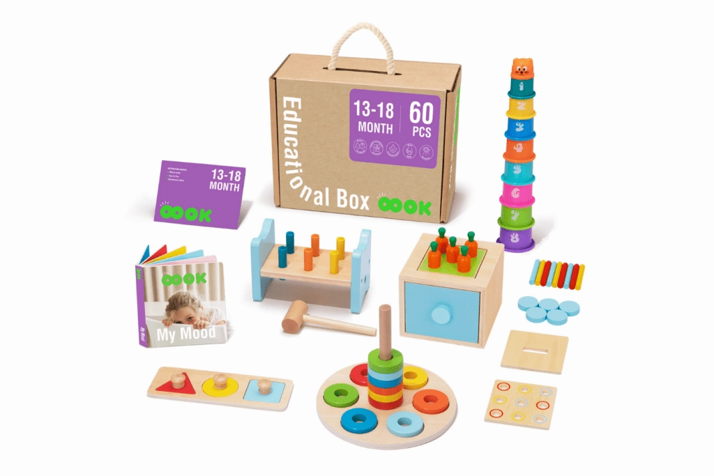 Bridge Construction Geometry Set Educational Box for 13 to 18 Months