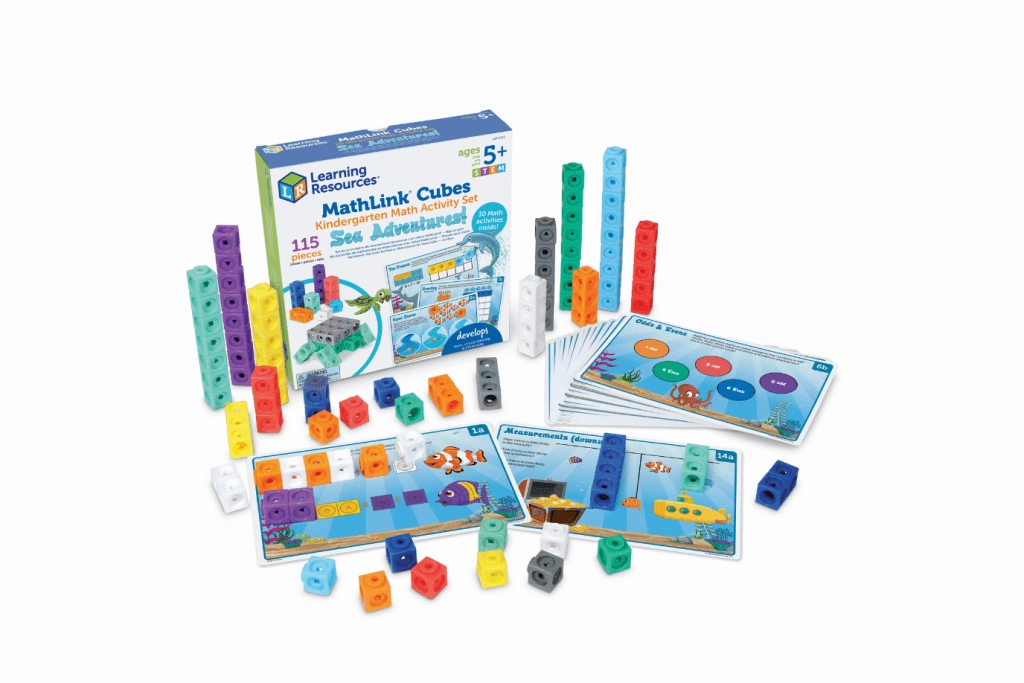 Planet Protect Mathlink Cubes Kindergarten Activity Set: Sea Adventure!