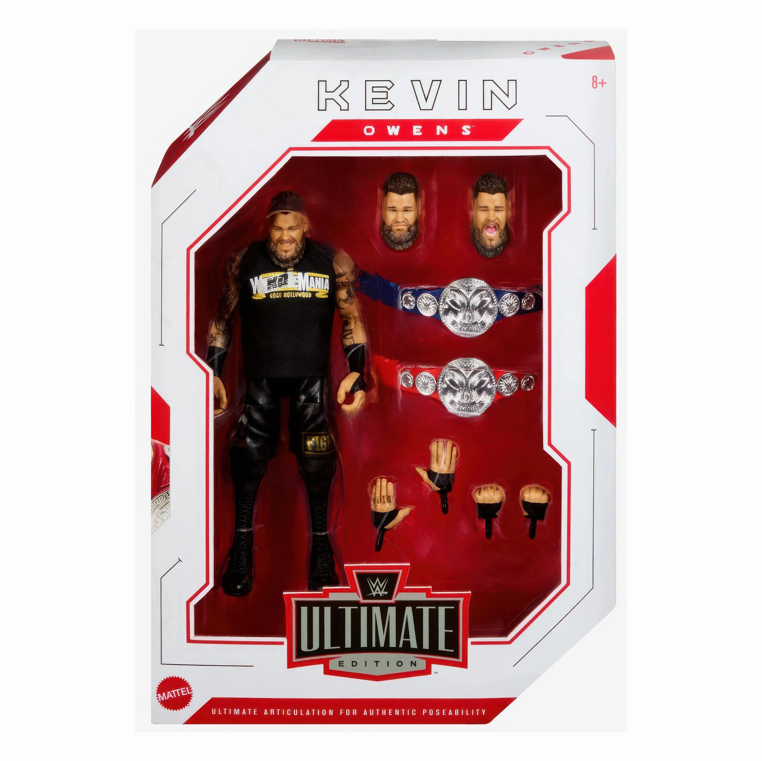WWE Ultimate Edition Action Figure - Kevin Owens App Enabled Acceleration Concept