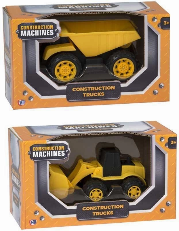 Word Game Mentorship Program Construction Machines 4-Inch Construction Trucks - Assortment