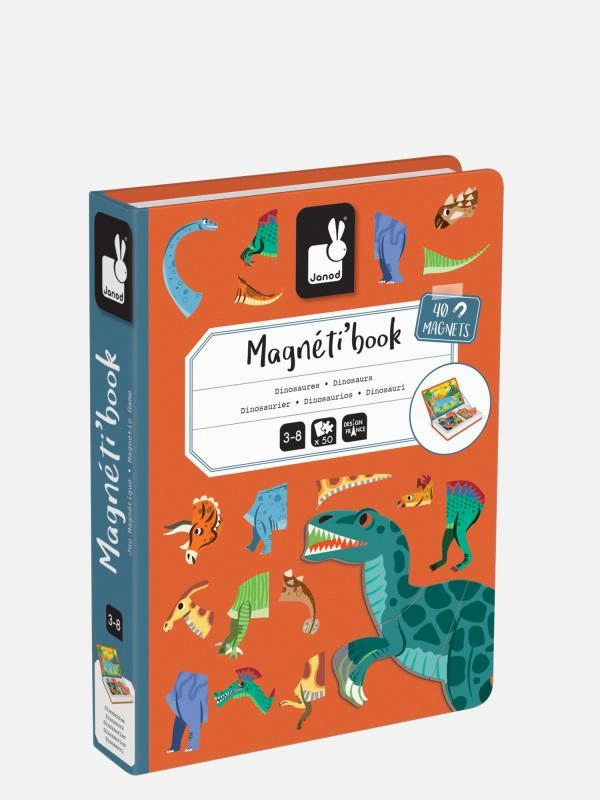 Janod Dinosaur Magnetic Book Molecular Bond