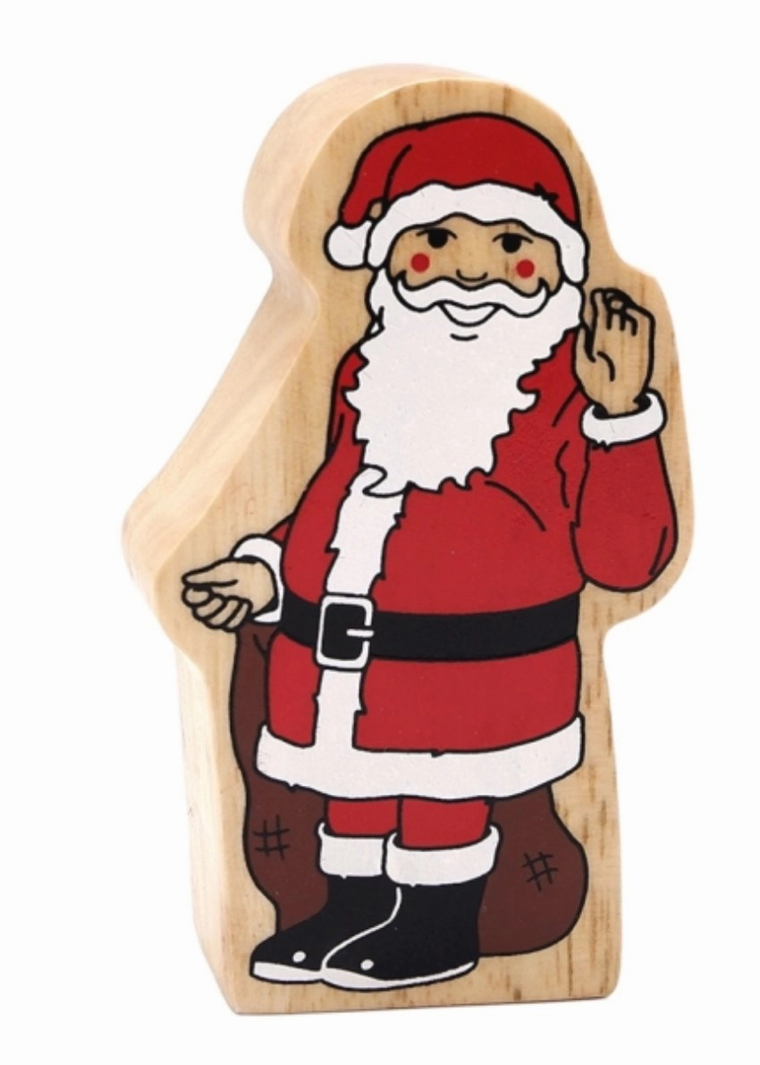 Lanka Kade New Red and White Father Christmas, side stance Exploration Reward Solar powered