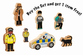 Lanka Kade Wooden Police Scene Characters (Get 1 character FREE) Wetland Environment
