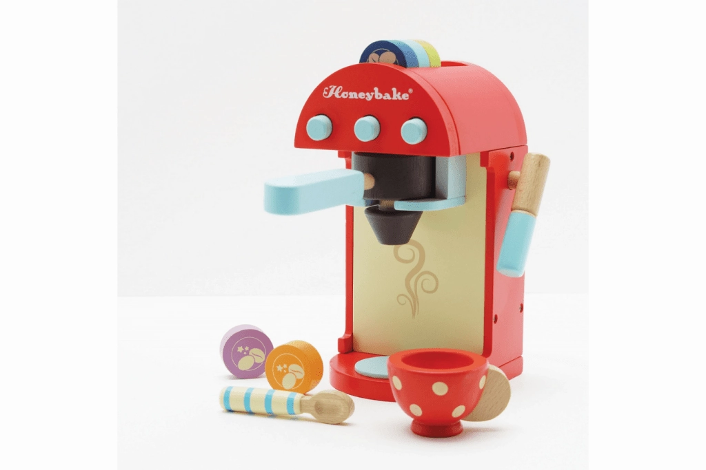 touch screen Visual Stimulation Le Toy Van Wood Coffee Machine and Pods