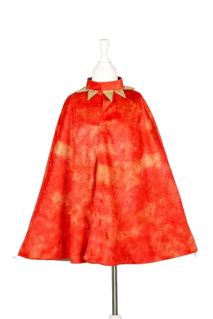 Test Tube Knight - Red dragon reversible cape (sz 4-7 yrs)