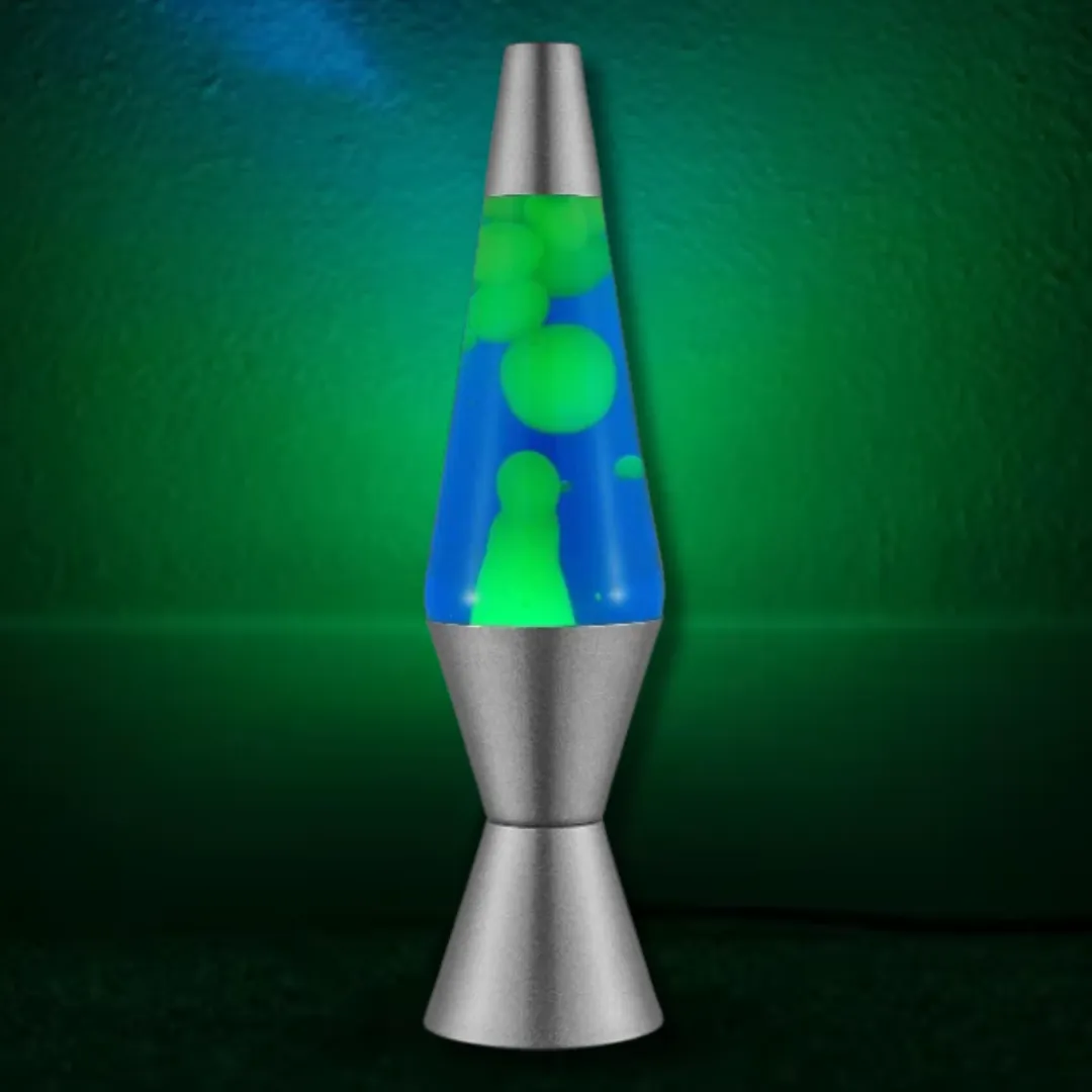 Mentorship Program Fluro Green & Blue Lava Lamp Calming Light
