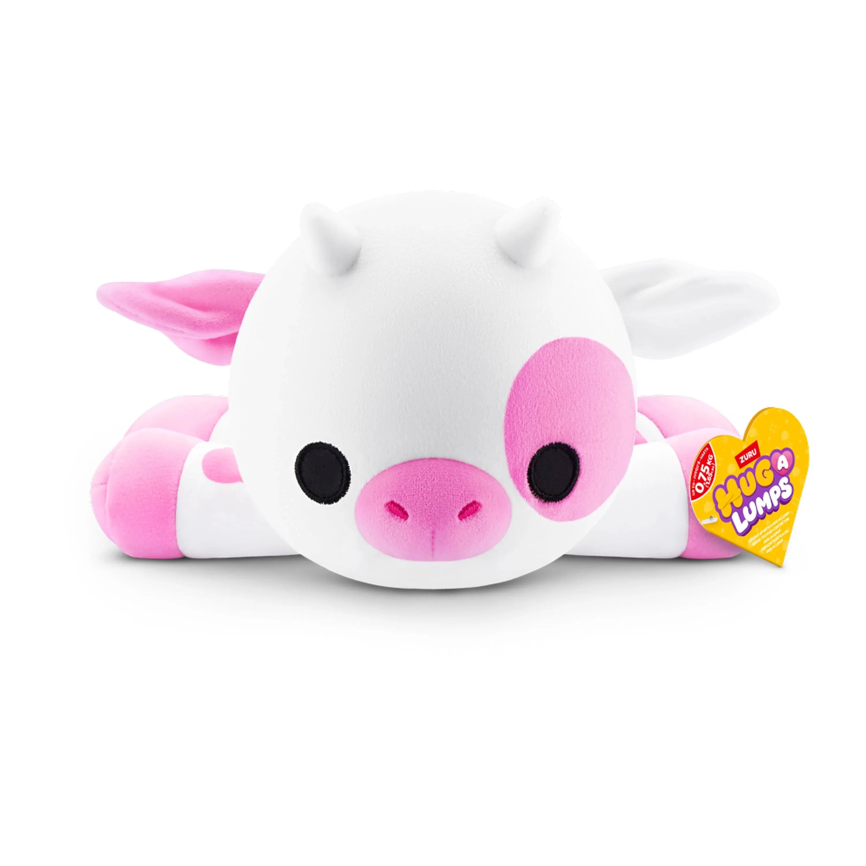 Interior Decor Soccer Ball Clover the Strawberry Cow Weighted HugaLump Animal Plush 1.5kg Medium