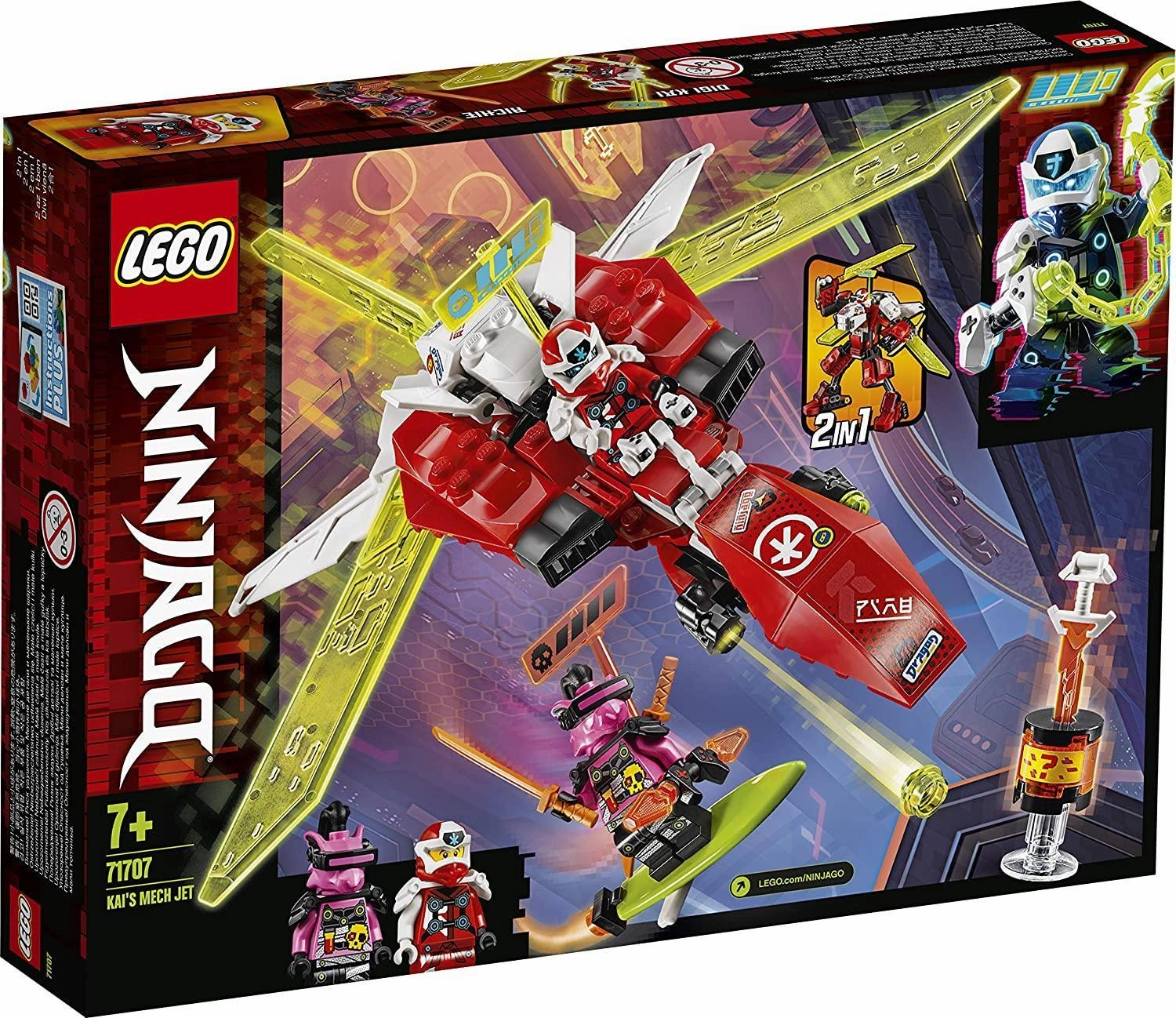 LEGO NINJAGO 71707 Legacy Kai's Mech Jet Construction Set Expectation Exceed Gravity Simulation