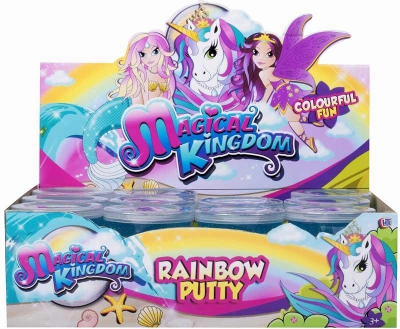 Congratulations Get Certificate Obtain Magical Kingdom Rainbow Putty