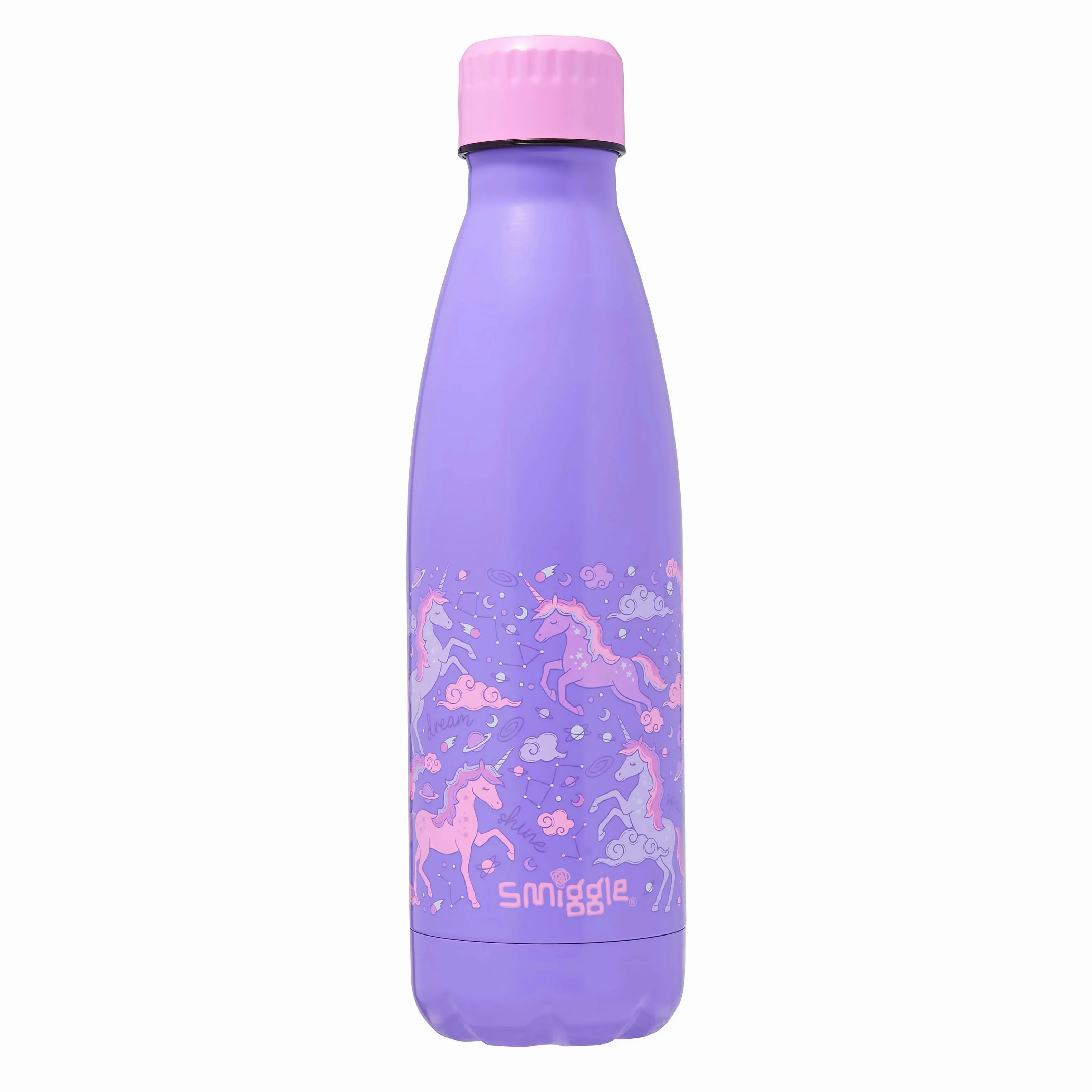 Smiggle Eclipse Wonder Insulated Stainless-Steel Drink Bottle 480Ml - Lilac Research Project