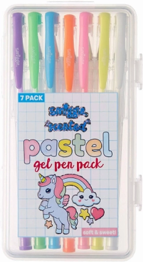 Fish Tank Narrative Building SMIGGLE Scented Pastel Gel Pen Pack X7