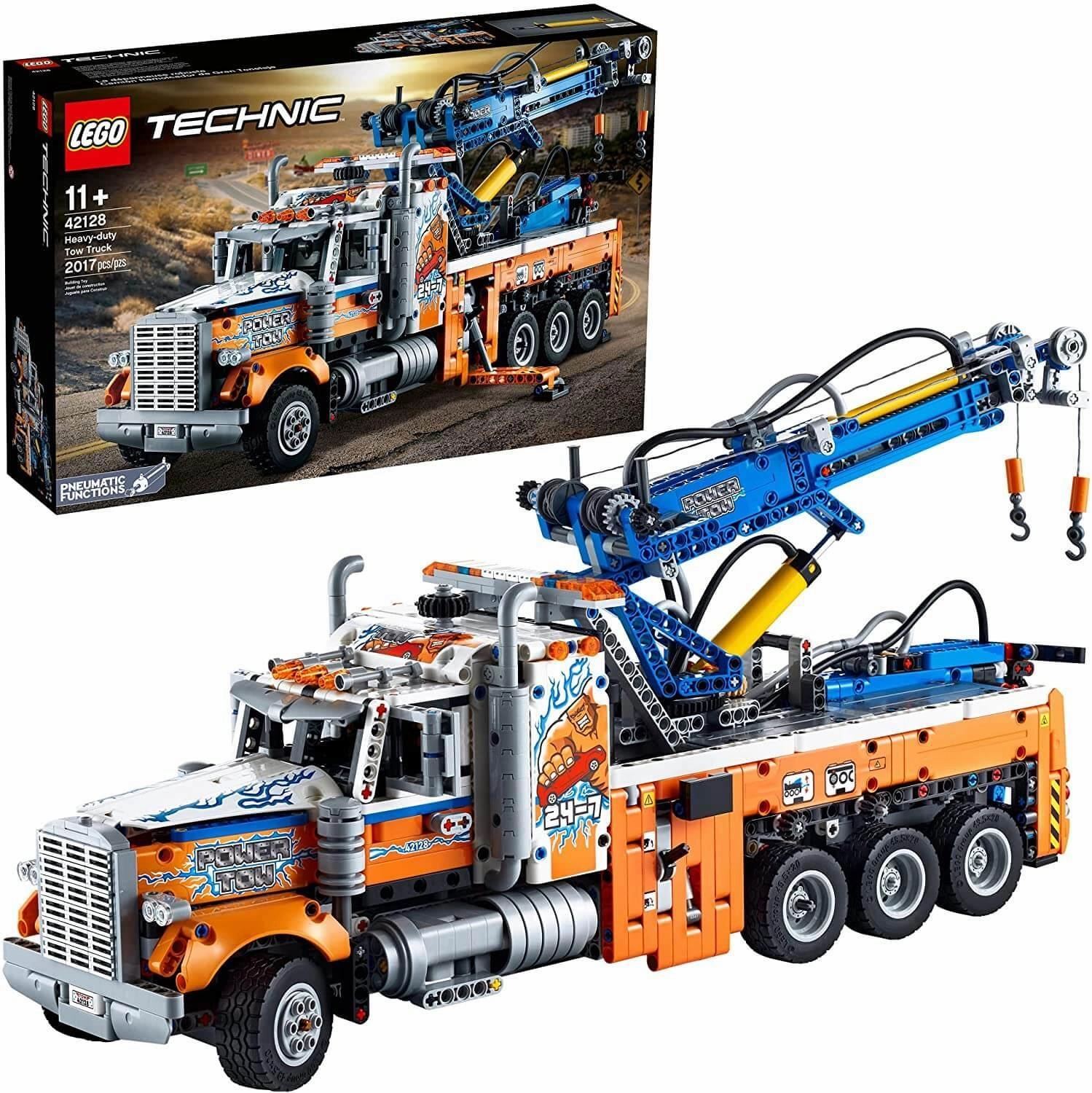 Peer Learning Storytelling Art LEGO TECHNIC 42128 Heavy-Duty Tow Truck Building Kit