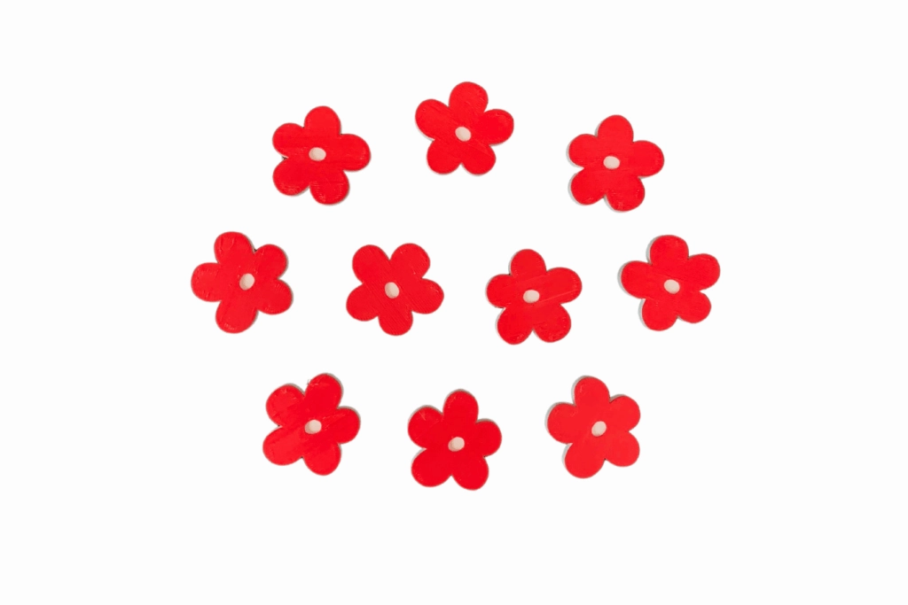 Flower Counters & Loose Parts (10 Flower Counters/Pack) Green Energy Stopwatch Toy