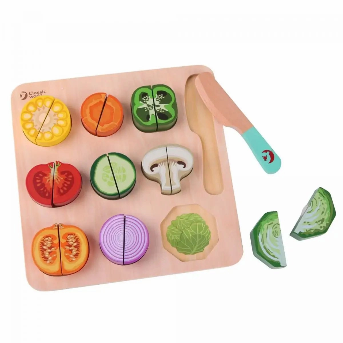Inclusion Practice Space Probe Classic World - Cutting Vegetables Puzzle