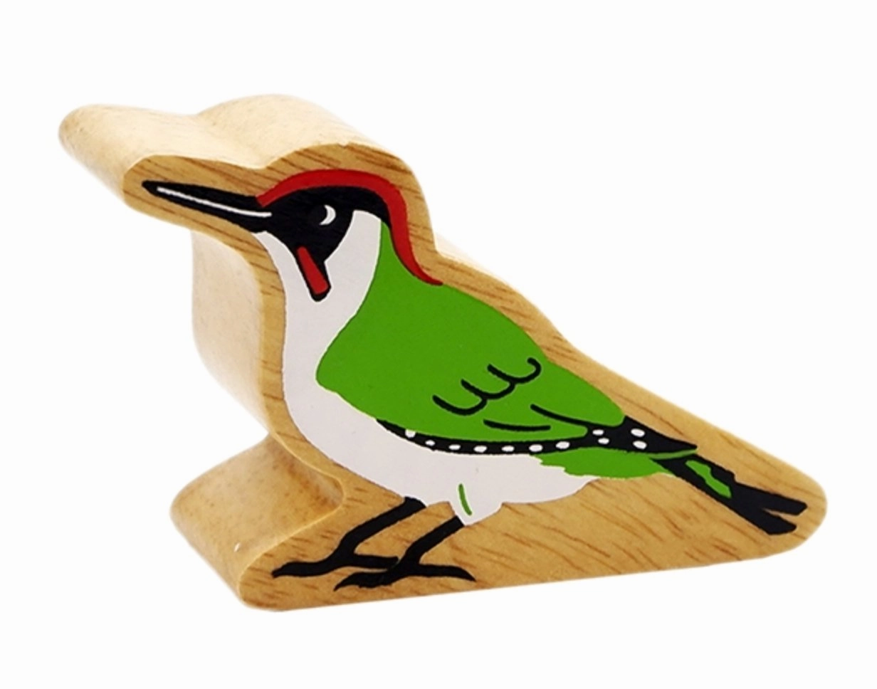 Science Experiment Hexadecimal Code Lanka Kade Wooden Green Woodpecker  Fair Trade Bird Toy