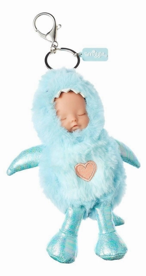 SMIGGLE Sleepy Sprouts Scented Keyring - Penguin Baby Generosity Practice
