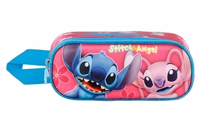 Disney Stitch Match 3D Double Pencil Case Entry Allow